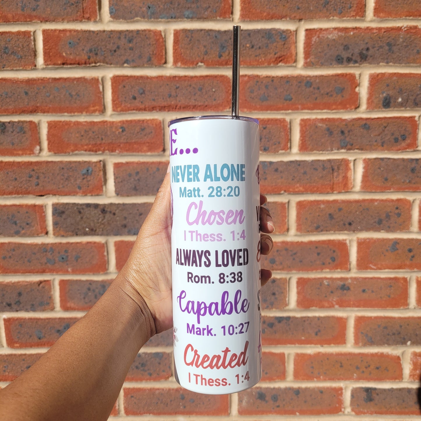 'You Are' 20oz Tumbler Purple