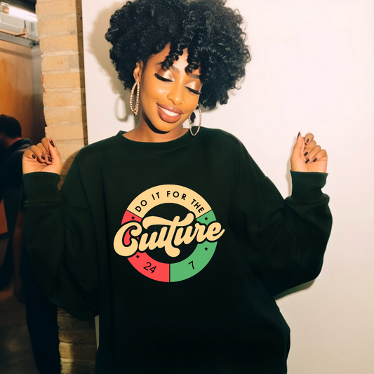 'Culture' Sweater Black