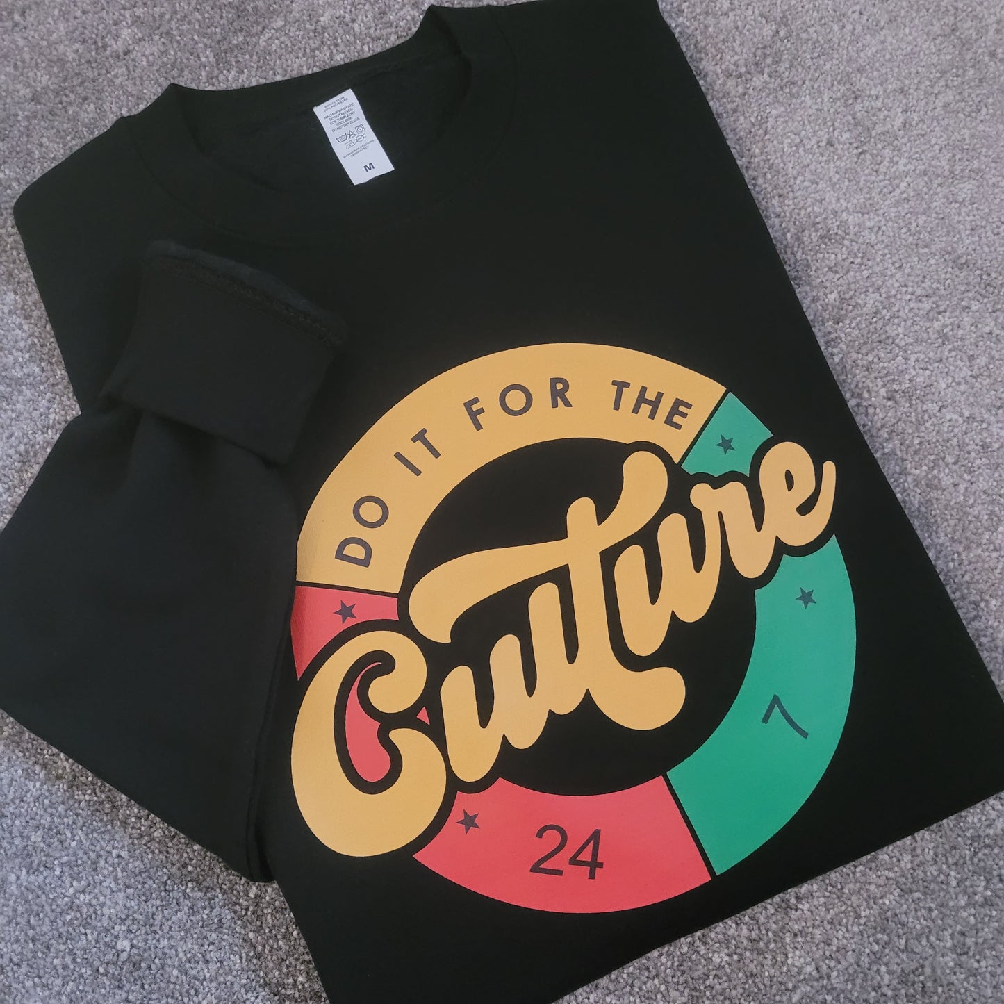 'Culture' Sweater Black