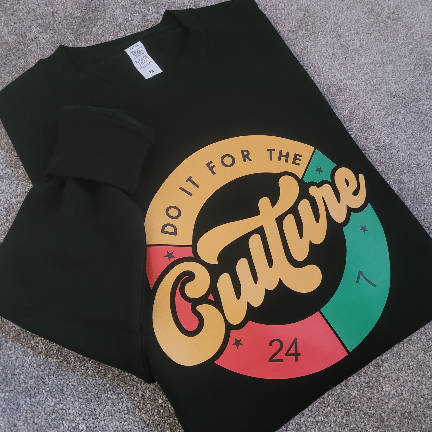 'Culture' Sweater Black