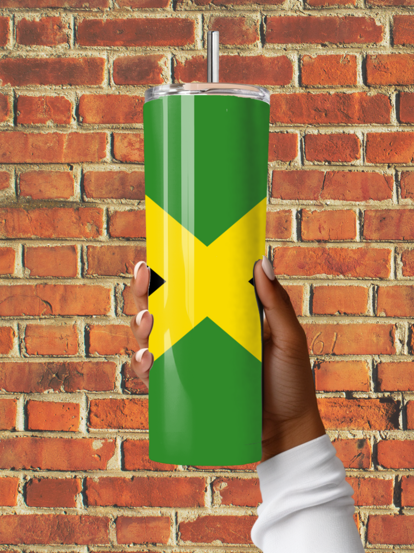 'Jamaica' Flag 20oz Insulated Tumbler