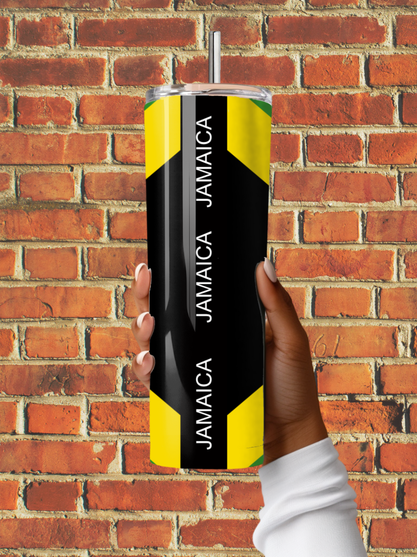 'Jamaica' Flag 20oz Insulated Tumbler