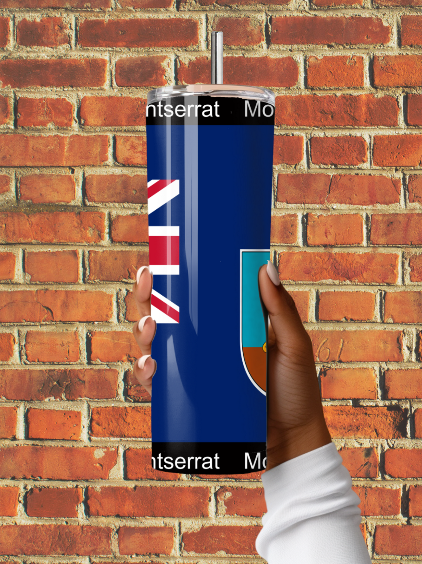 'Montserrat' Flag 20oz Insulated Tumbler