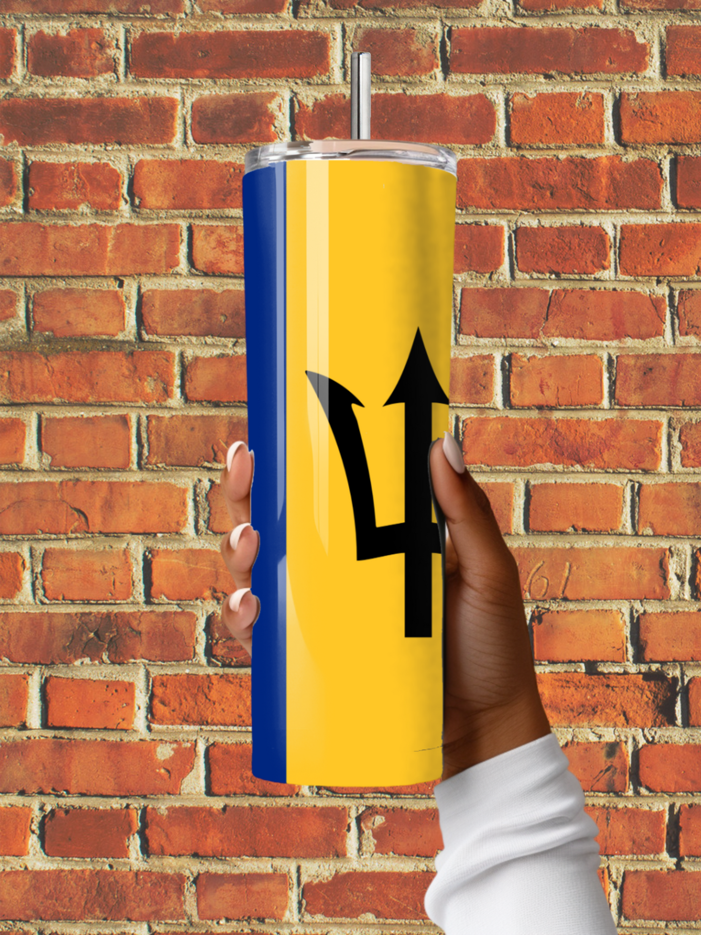 'Barbados' Flag 20oz Insulated Tumbler