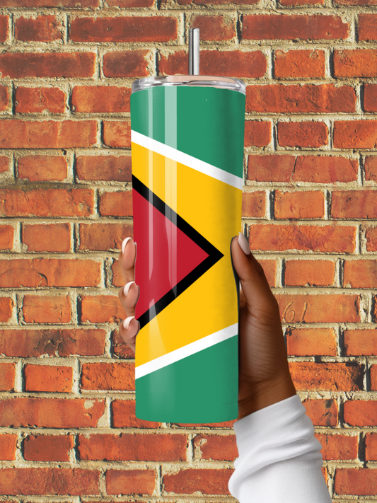 'Guyana' Flag 20oz Insulated Tumbler