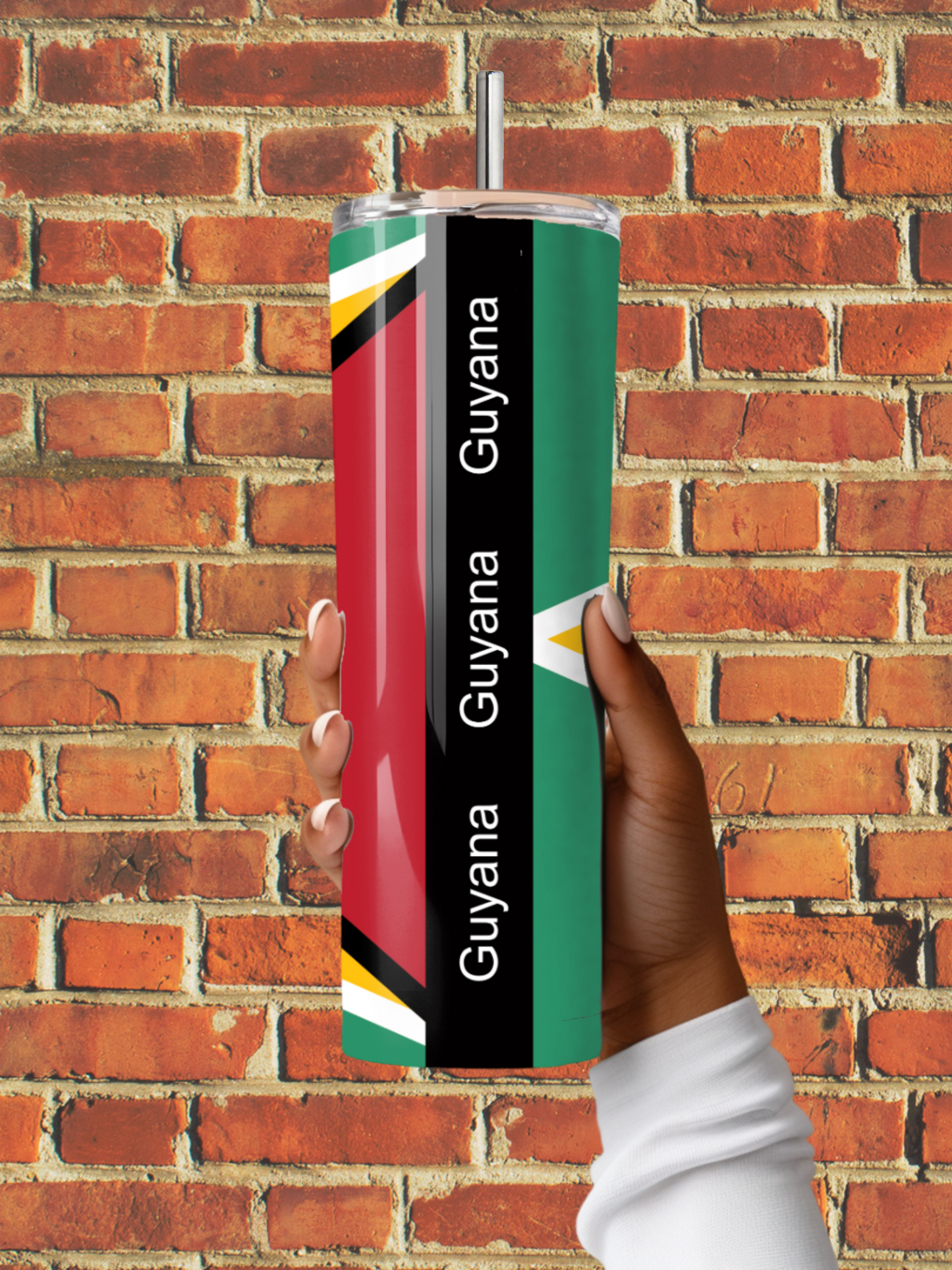 'Guyana' Flag 20oz Insulated Tumbler