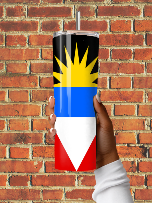 'Antigua & Barbuda' Flag 20oz Insulated Tumbler