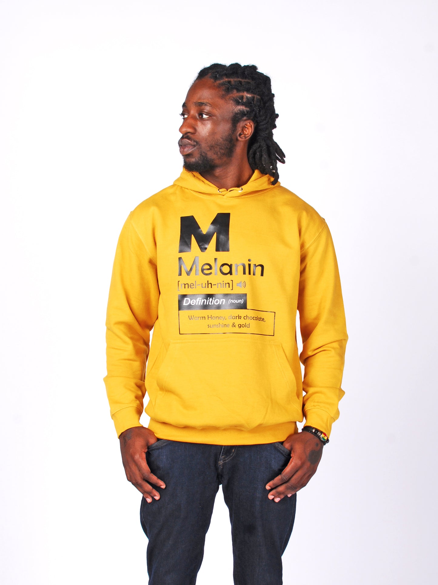 'Melanin' T-shirt Mustard