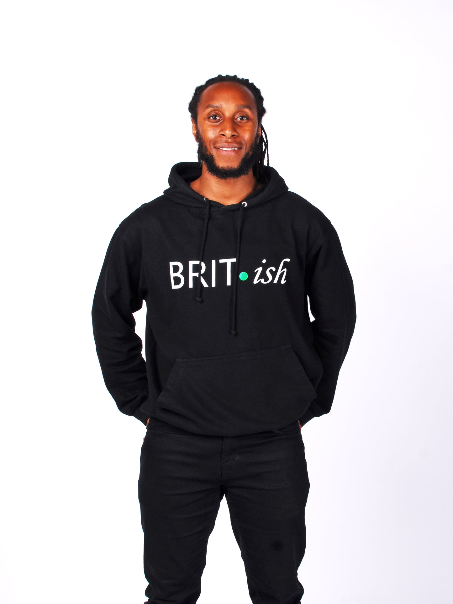 'Brit-ish' Hoodie Black