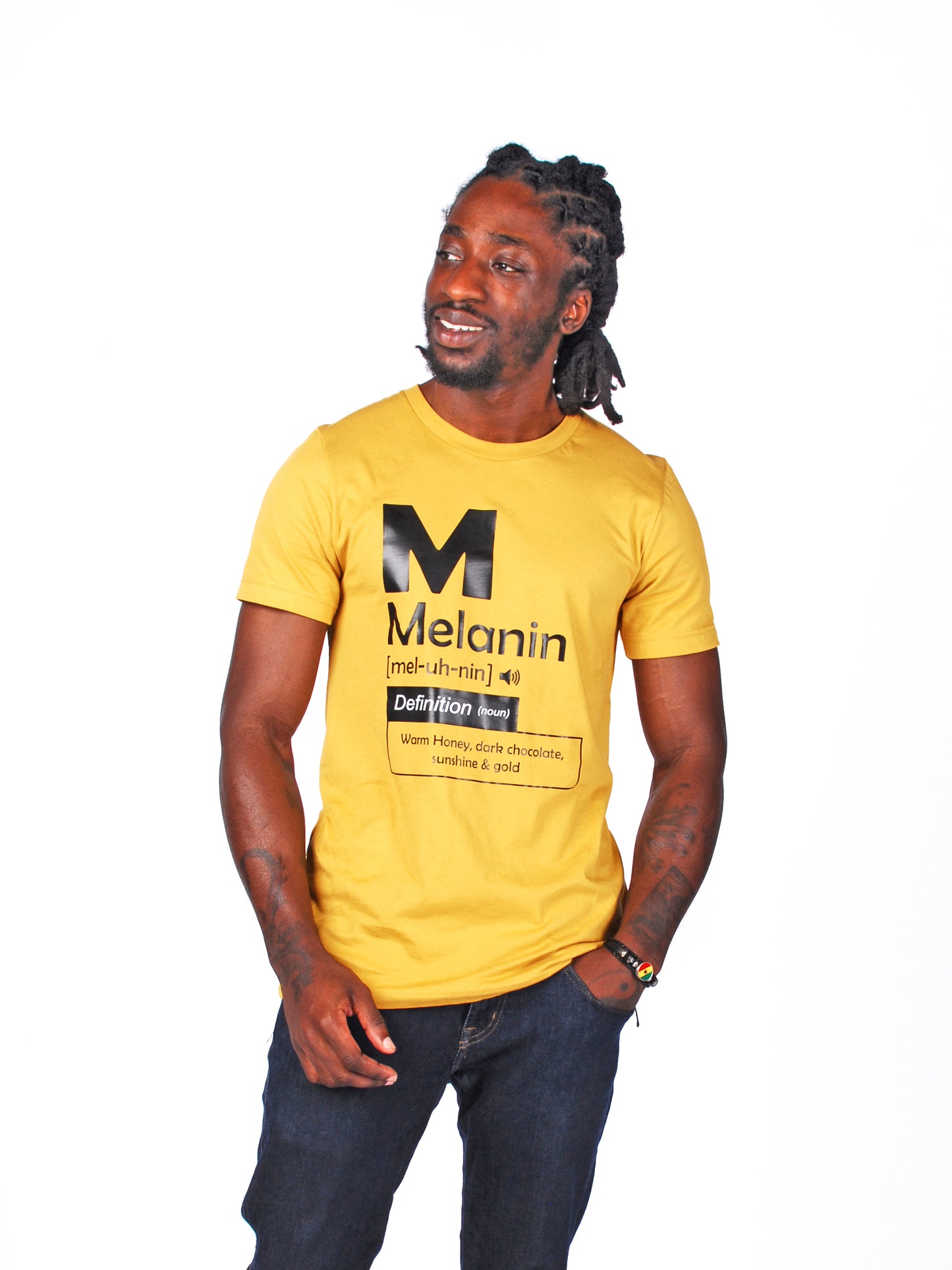 'Melanin' Hoodie Mustard