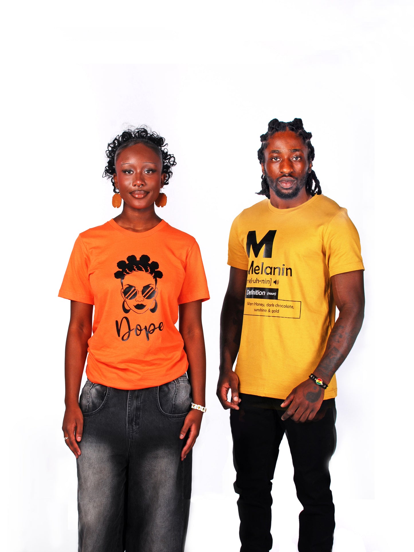 'Dope' T-shirt Orange