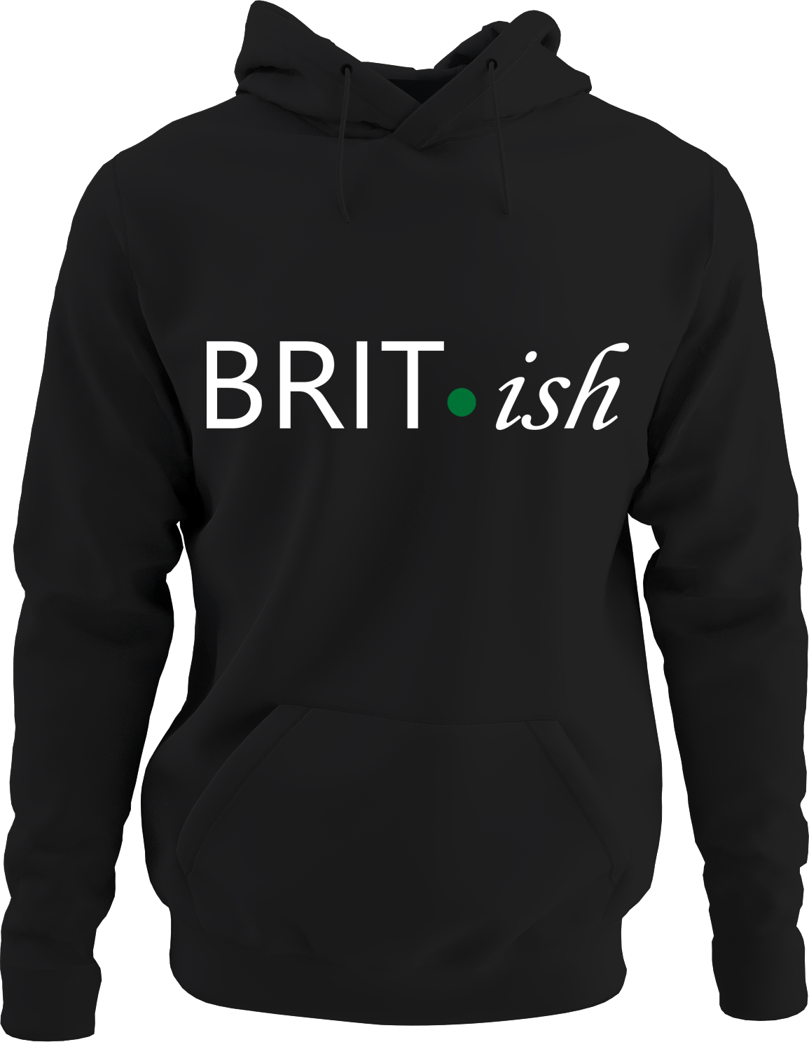 'Brit-ish' Hoodie Black